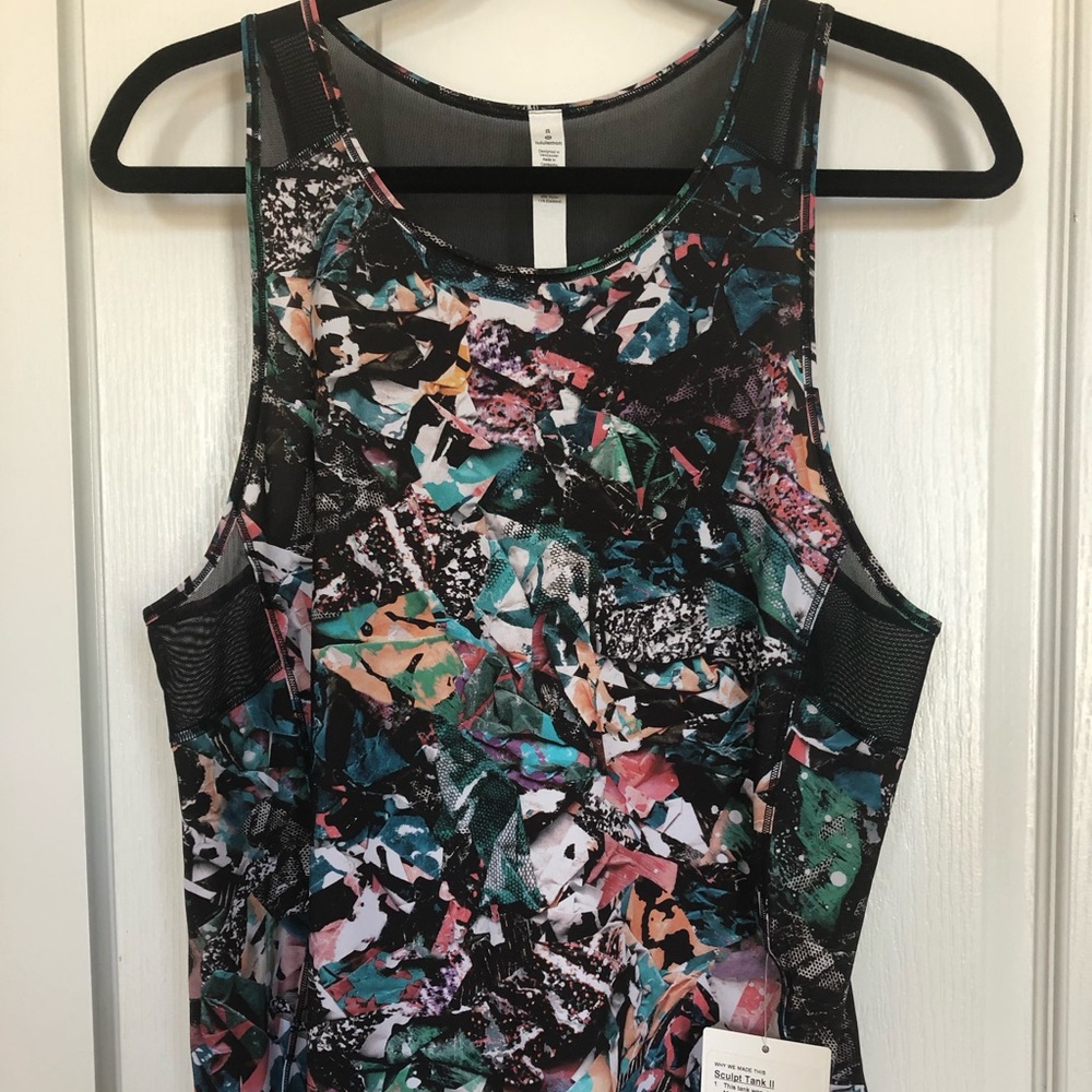 NWT Lululemon sculpt tank CCMI
